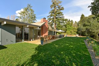 The home is on an almost 9,000-square-foot lot and features a landscaped backyard with a new deck and a digital irrigation system.