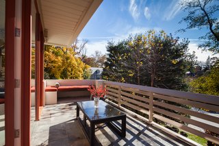 Roof overhangs help reduce solar heat gain during the summer months. 