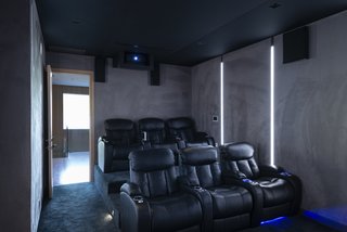 The screening room. 
