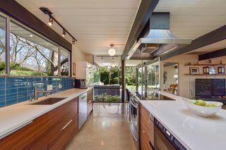 One of the home's highlights is the lanai. Set right off the kitchen, the outdoor porch connects seamlessly to the home.