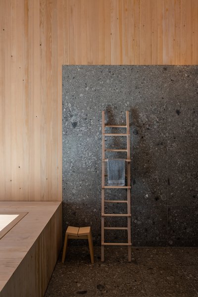 Best 60 Modern Bathroom Stone Tile Walls Design Photos And Ideas Dwell