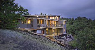 Turkel Design’s Georgian Bay House Energy Conscious in the Canadian Shield - Photo 1 of 5 -