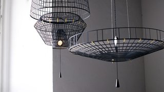 Highlights from IDS Vancouver 2016 - Photo 6 of 6 - The Exploded View light series by VANTOT manipulates light by adjusting the distance of the light source.