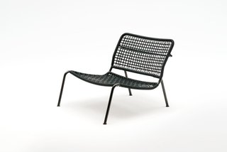 Highlights from IDS Vancouver 2016 - Photo 1 of 6 - The 'Carbon Frog' armchair by Living Divani. With a carbon fibre frame and a nylon woven seat, it's remarkably light.