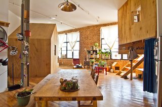 Cabin in a Loft, Brooklyn, New York.