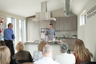 Monogram Modern Home Tour Takes On the West Coast - Photo 5 of 8 - Live product demonstrations led by Liddell provided a way for visitors to learn about Monogram’s offerings in a relaxed, organic environment.