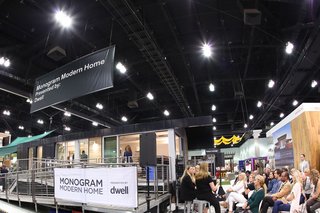 The home joined over 300 exhibiting brands and 2,000 modern furnishings and products at Dwell on Design. The prefab's builder, Method Homes, also staffed an adjacent booth on the show floor.