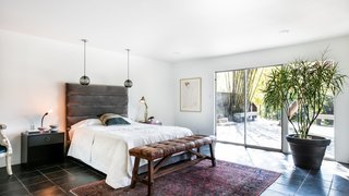 The bedrooms are situated below the living room and open out to a spacious deck.