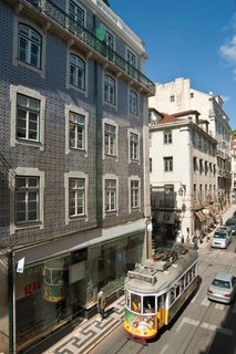 Baixa House Lets Travelers Be at Home in Lisbon - Photo 3 of 10 - The iconic tram 28 runs right in front of Baixa House, which is within walking distance of attractions like <span style="line-height: 1.8;">Praça do Comercio, Praça da Figueira, and Praça do Rossio.</span>