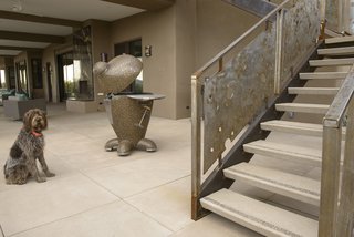 Offering 12 standard colors and a wide assortment of finishes across its product lines, Stepstone allows customers to employ a seamless material palette, as seen in the CalArc Pavers and open riser Steptreads pictured in the home above. Stepstone also offers customizations made in collaboration with architectural and landscape design communities. 