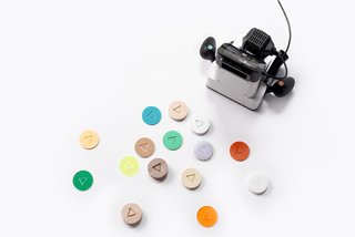 Origin cuts through a varied palette of materials. 