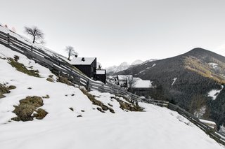 Find Sanctuary in This Chalet in the Italian Alps - Photo 12 of 12 - Each season makes for its own experience. With the popular Kronplatz ski resort nearby, winter guests can take their pick of skiing, sledding, snowshoeing, and more. In the spring, wildflowers blanket the valley, and summer is the ideal time to dive into a mountain lake. During fall, the changing leaves create a fiery spectacle. 