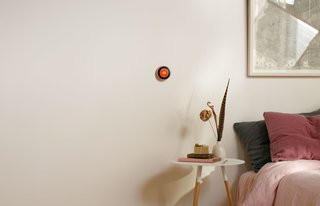 Nest Learning Thermostats now come in more color options to fit into a larger range of design schemes. The white edition pairs well with Nest Cam Outdoor and complements clean, minimalist spaces; the black option boasts diamond-like carbon coating that resists scratches and repels oil. Finally, the copper version, pictured above, brings warmth to a space. "It's a conversation starter," says Veron.