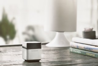 This Could Be the All-in-One Home Automation System You’ve Been Looking For - Photo 1 of 4 - Measuring 1.8 inches high, the BlackBox is similar in size to a ring box and serves as the "brain" of the system. The glass top is touch-sensitive and illuminated by LEDs. 