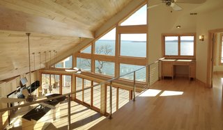 A Stainless Steel Railing System Offers a Lesson in Strength - Photo 1 of 5 - "Replacing the old railings that are wrought iron or wood in your home can completely change the look of the room," says Harris. "Because we prefabricate everything, the homeowner can install the railings with some simple hand tools."
