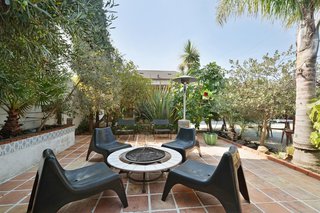"The courtyard is, weather permitting, where you spend all of your time," says Dean.