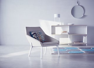 After deciding what would be included in the collection, Deam and Dine first approached the designs they had ideas about, either from their individual thought process or their shared conversations. Thin steel profiles are a recurring motif throughout Modern by Dwell Magazine.