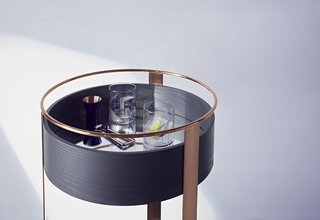 Triple Threat: Modern by Dwell Magazine Snags Three 2017 Good Design Awards - Photo 2 of 6 - The Bar Trolley, available in black/copper or white/natural, is sure to up your entertaining game.