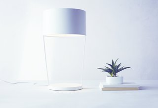 Triple Threat: Modern by Dwell Magazine Snags Three 2017 Good Design Awards - Photo 3 of 6 - A contemporary take on the traditional lamp, the LED Table Lamp has a hollow illuminated "lampshade." Says Deam, "The lighting is exciting because it's the first time that I know of that high-design LED has been available at this price point."