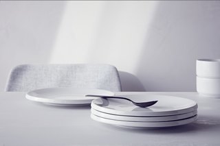 The Wait Is Over: Modern by Dwell Magazine Arrives at Target - Photo 9 of 9 - The Stoneware Glazed Plate ($39.99 for a set of four) has a lip that makes it seem to hover above the table.