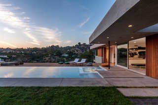 Ann Sacks pool tile contributes to the many amenities on site.