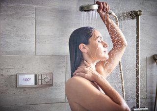The Wi-Fi connected system allows Moen to push feature updates that will continually better your shower experience.