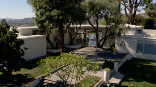 Here’s How Hollywood Builds a Malibu Dream Home—on a Vancouver Soundstage - Photo 10 of 10 - For the headquarters of the Institute of the Higher Mind—the organization that holds Kyle West in its grip—the crew filmed at the Fox Residence in Chatsworth, the stunning midcentury home where Frank Sinatra used to live. 