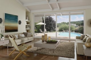 The Tuscany® Series Vinyl Patio Doors benefit from a SmartTouch® door handle, whose ergonomic design has won an International Design Excellence (IDEA) award from the Industrial Designers Society of America.