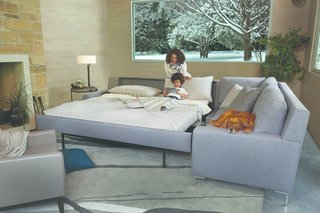 American Leather Breaks the Mold of Custom, High-End Furniture - Photo 6 of 6 - The Brynlee Comfort Sleeper® boasts structured track arms and high legs that lend an air of elegance to the design.