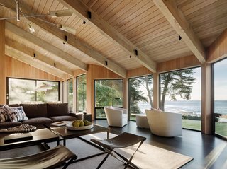 A renovation of one of Sea Ranch's homes was completed over the course of four years by Butler Armsden Architects and Leverone Design; their design employed similar materials and aesthetics as the original.
