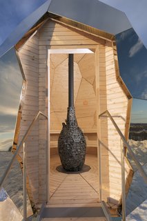 A Golden, Egg-Shaped Sauna Signifies the Rebirth of a Swedish Mining Town - Photo 2 of 5 -