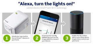 Voice commands make lighting control instantaneous.