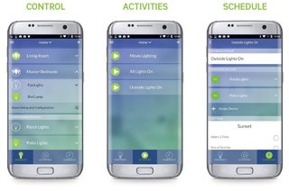 On-demand activities, countdown timers, and vacation mode add to the versatility of your automated lighting system.