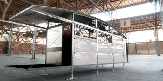 Begun as an architecture school project and later patented through the University of South Florida, AbleNook is a flat-packed kit home comprising aircraft-grade aluminum framing and SIPs. Adjustable leg jacks mean that the homes can be assembled on uneven terrain, and the modules can be added to suit any building type and function: dwelling, temporary housing for disaster relief, school, office. No power tools are required to assemble the modular homes. A larger, bespoke dwelling with a Smeg kitchen and spacious, skylit bathroom costs $65,000, with proceeds going towards production design for disaster relief AbleNooks. Deliveries are expected in Q3 2019.