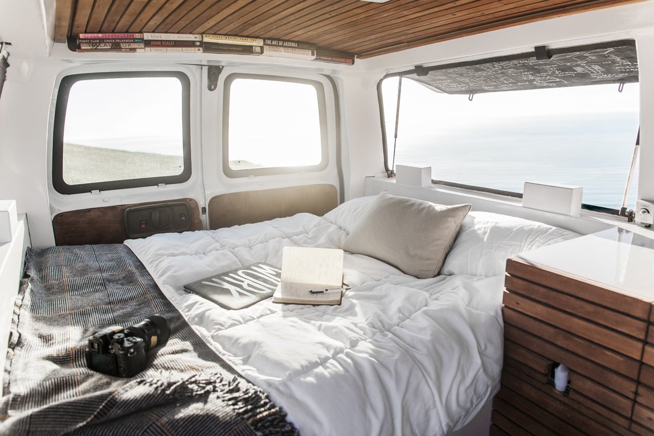 Photo 8 of 15 in A Used Cargo Van Becomes a Mobile Studio - Dwell Photo 8 of 15 in A Used Cargo Van Becomes a Mobile Studio