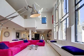 Dating back to 1853, London’s Westbourne Grove Church was renovated by DOS Architects, who took on the top two floors turning them into a light-filled, open plan loft. The walls and floors might be white, but the furniture and furnishings are anything but.