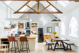 Chapel on the Hill is a project that turned a Methodist Chapel near Middleton-In-Teasdale, England into a boutique property that anyone can rent out on Airbnb. Evolution Design kept its dramatic 19th century exterior while turning the inside into a luxurious cottage that can host seven people.