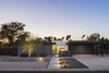 Modern home with Outdoor, Desert, Raised Planters, Pavers Patio, Porch, Deck, Concrete Patio, Porch, Deck, Horizontal Fences, Wall, Concrete Fences, Wall, and Landscape Lighting. Desert Midcentury Modern Landscape Photo of Beadle Buddy