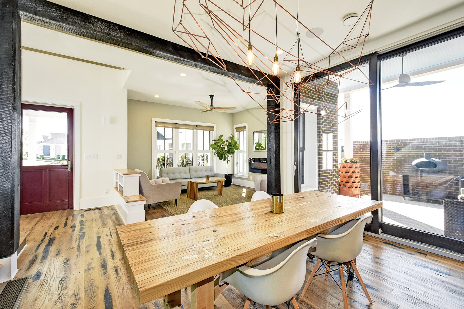 Dining Room Chair Ceiling Lighting Medium Hardwood Floor Table And Pendant Dining Room Chair Ceiling Lighting Medium Hardwood Floor Table And Pendant