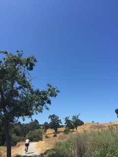 Bike riding the trails of Arastradero.