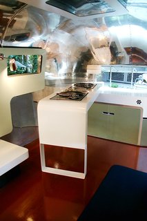 Custom DJ trailer based on the Wilsonart trailer for a client in Tokyo.