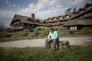 Sam von Trapp at the family’s resort in Vermont.