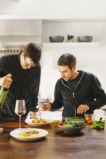 Go Wild - Photo 3 of 6 - Alpine Modern Chef Colin Kirby with bartender Jon Watsky.