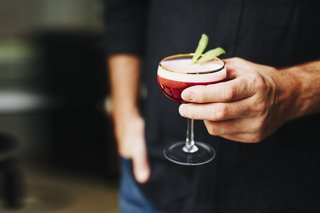 Go Wild - Photo 6 of 6 - A fizzy gin cocktail with homemade huckleberry-sage syrup.