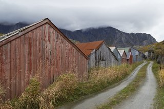 Traditional naust on Vega Island