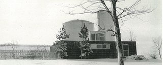 One of his early works, Harry Weese designed the Water Tower House (named for its overbearing backdrop) so his family could escape the big metropolis on weekends and holidays.