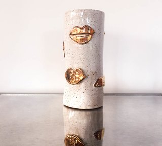 Lux/Eros Golden Kiss Vessel ($150)