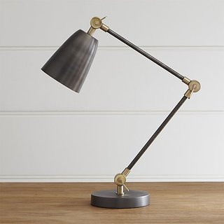 Inside the Modern Nantucket Home of an Architect - Photo 15 of 30 - Crate and Barrel Cole Desk Lamp ($179)