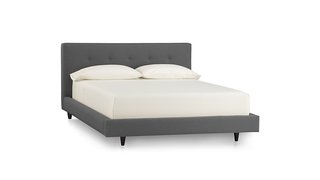 Inside the Modern Nantucket Home of an Architect - Photo 19 of 30 - Crate and Barrel Tate Upholstered California King Bed ($1599)