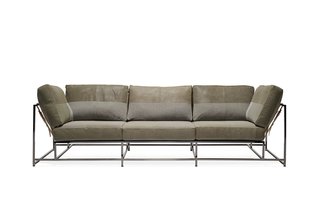Stephen Kenn + Long Journey Olive Sofa ($11000)